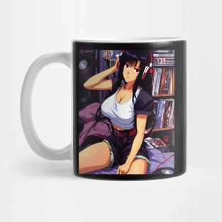 Tifa FF7 Lost in Lofi Hip hop Music - anime lofi girl aesthetic Gaming Mug